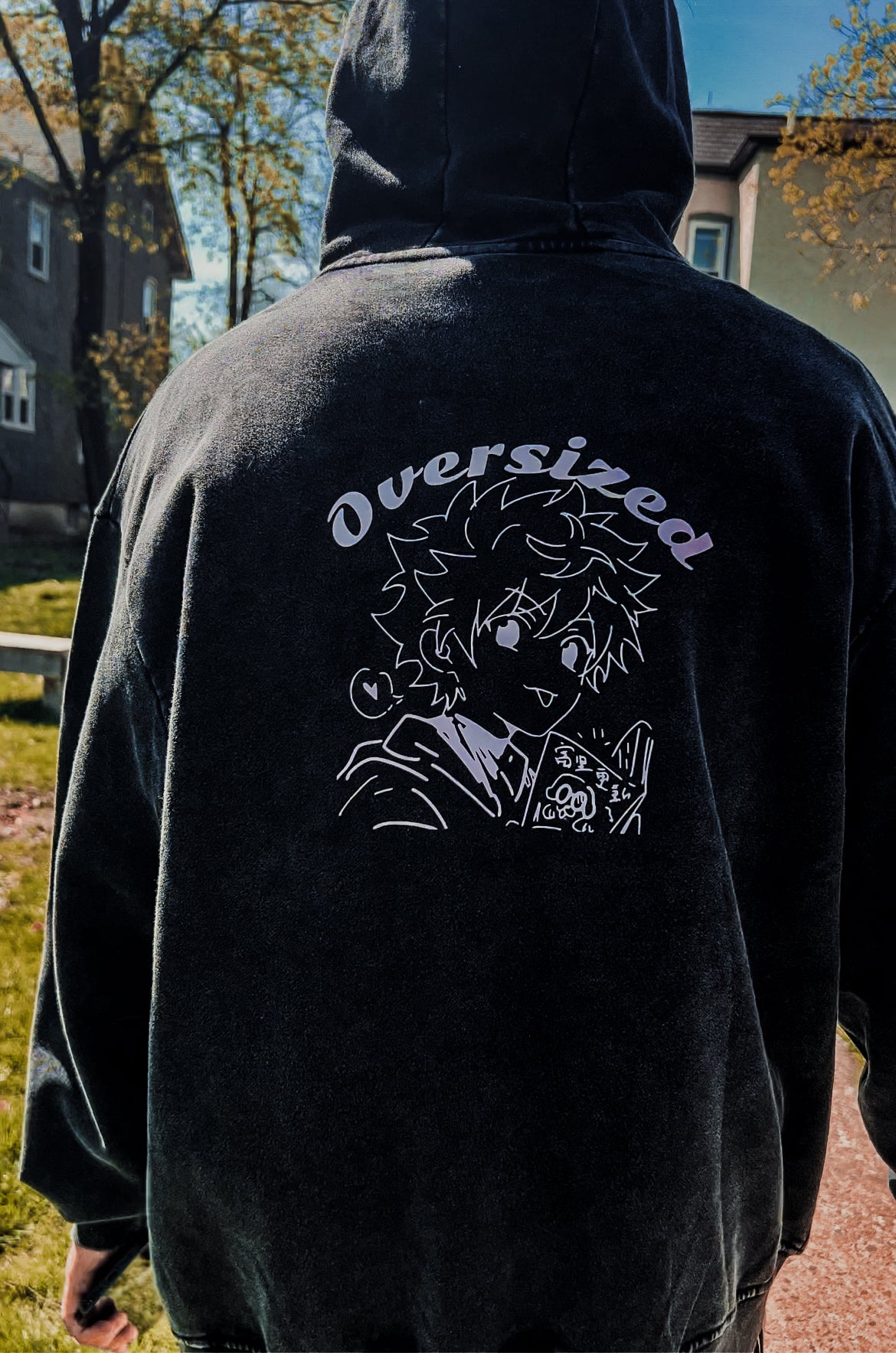 O|S vintage anime Hoodie